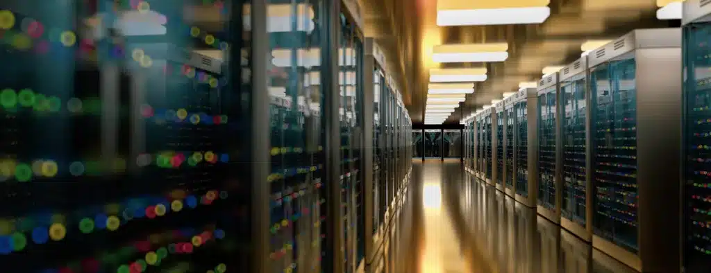 Photo d'un datacenter